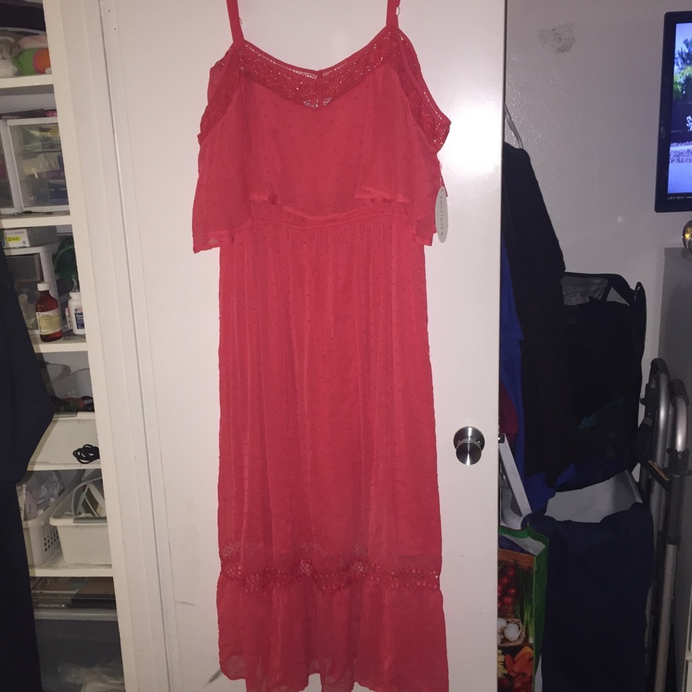 Orange boutique dress‎ from JCPenny